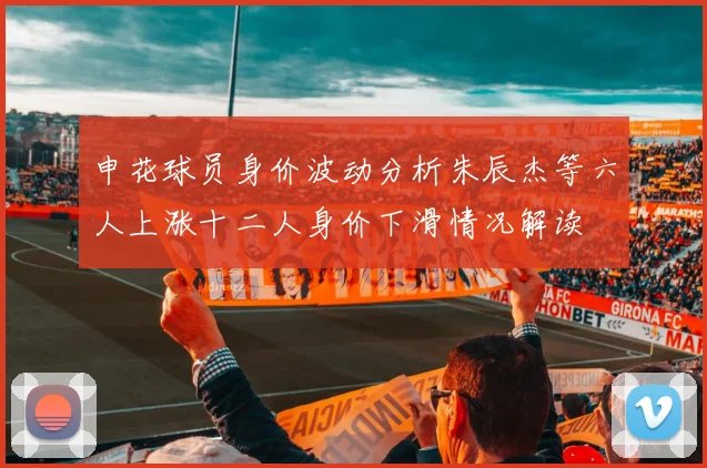 申花球员身价波动分析朱辰杰等六人上涨十二人身价下滑情况解读